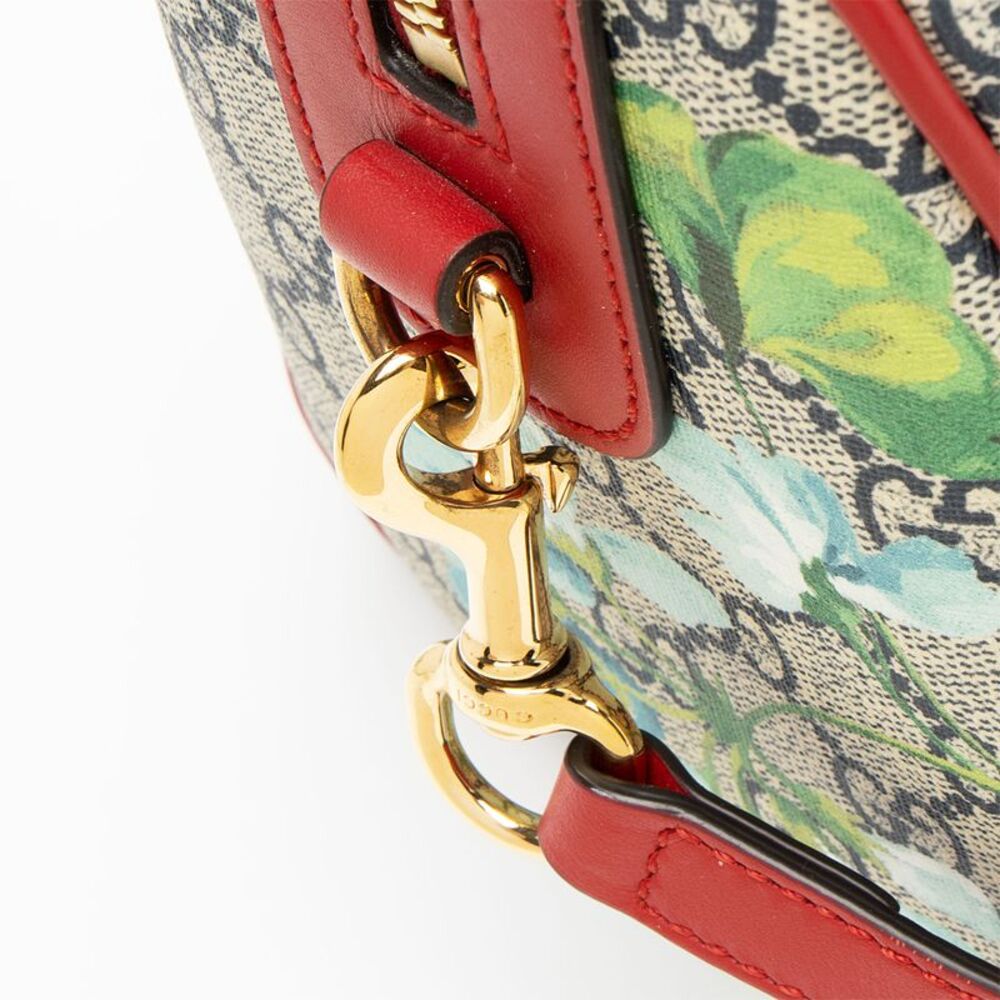 Gucci GG Supreme Blooms Small Satchel - Picture 12 of 14